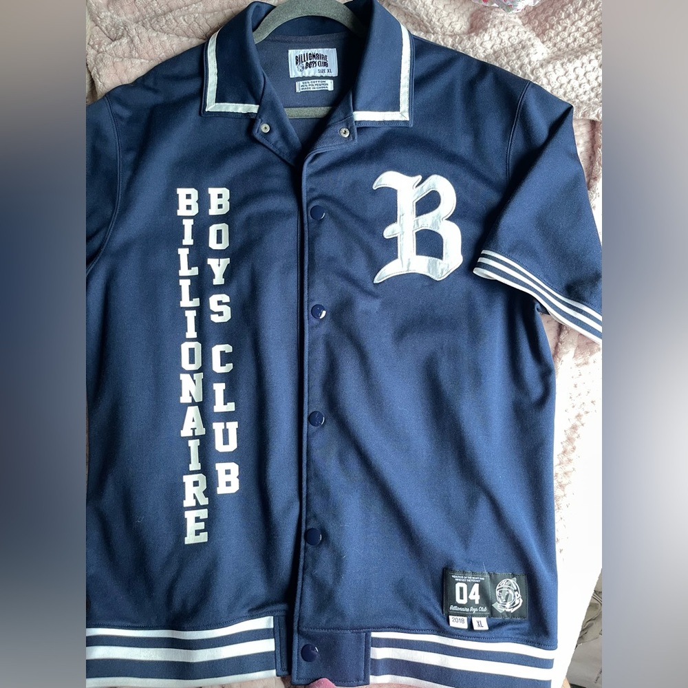 Billionaire Boys Club Navy Jacket Jersey shirt